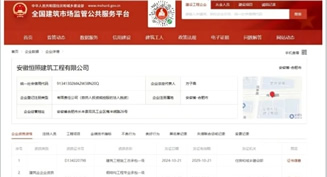 喜訊！安徽恒照建筑公司建筑工程施工總承包壹級資質成功獲批